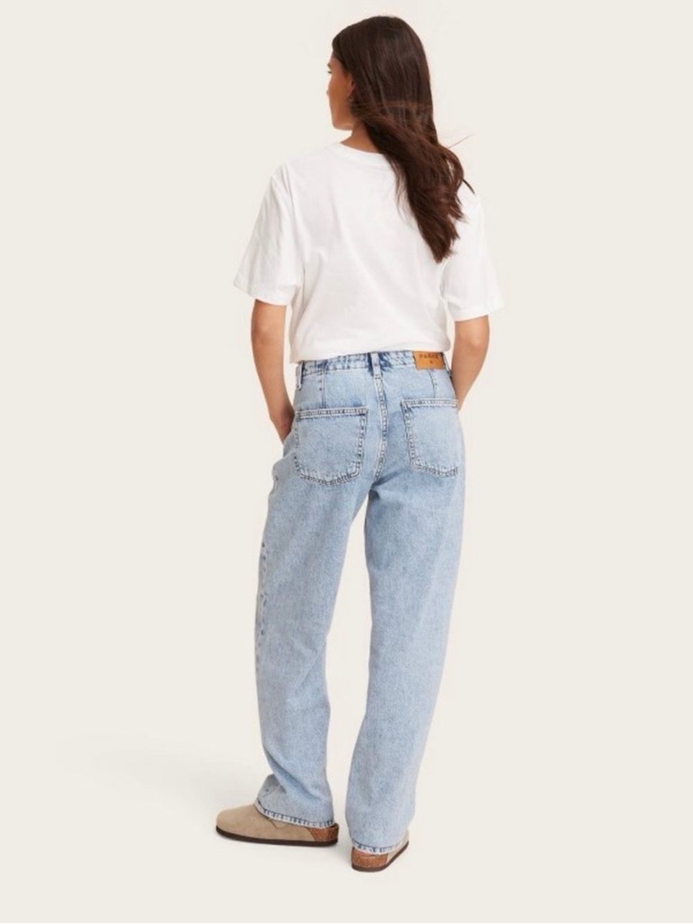 Parke x Target light wash mid-rise baggy jeans size 8 nwt - Picture 2 of 8